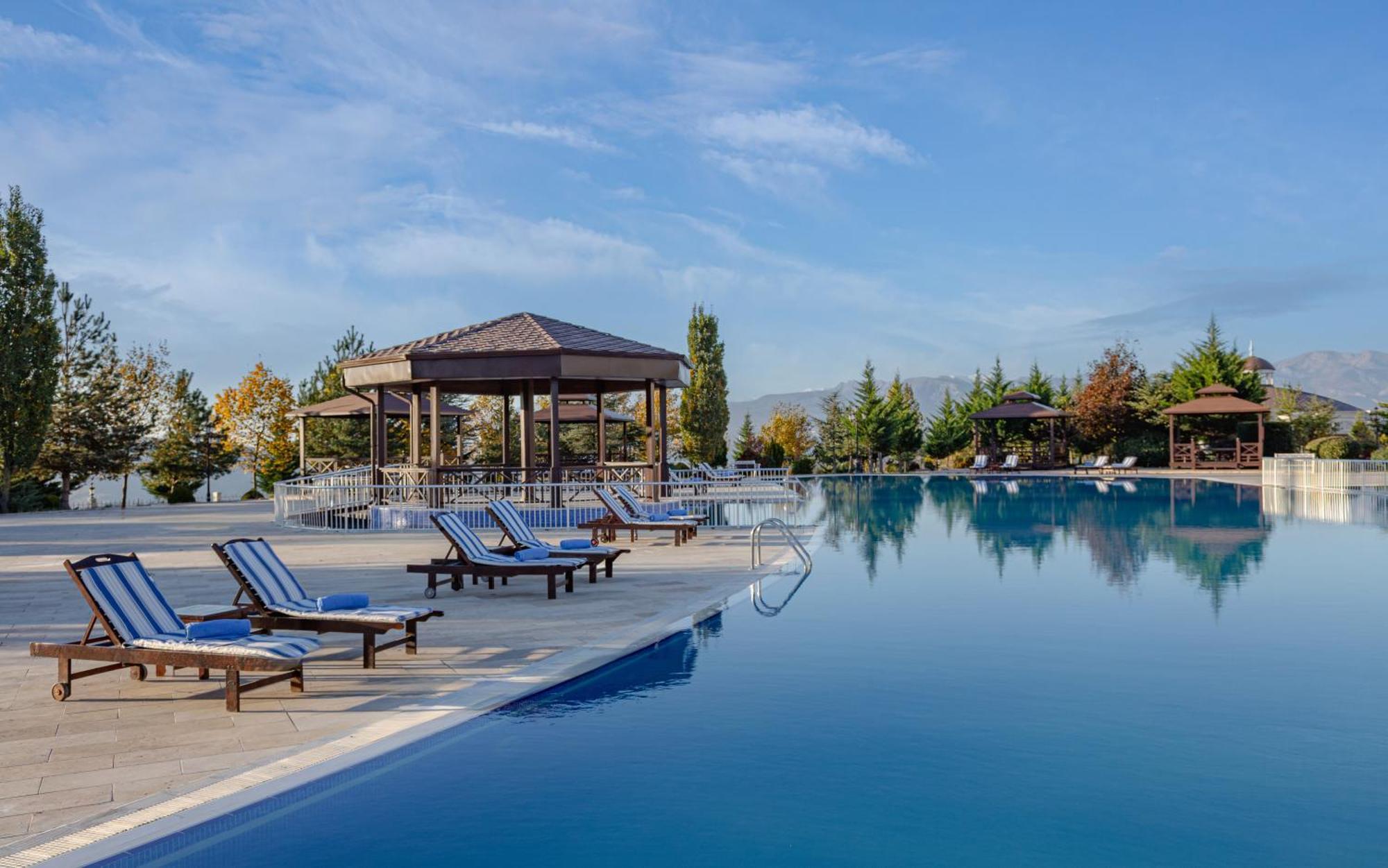 Shamakhi Palace Sharadil Seredil Exteriör bild The swimming pool at the hotel